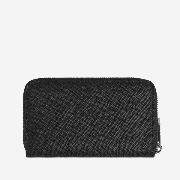 Embossed Leather Wallet Black & Cardholders