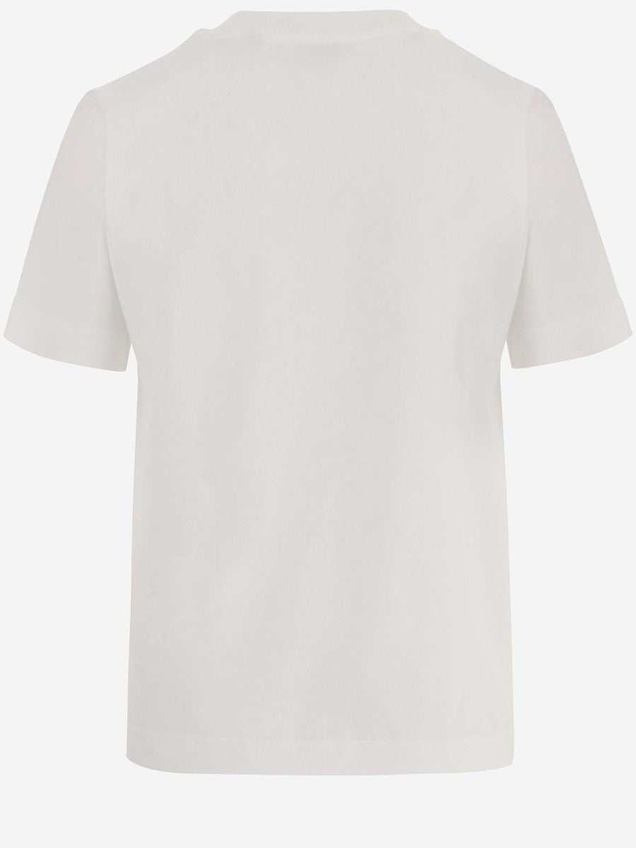 Cotton T-Shirt With Print White T-shirts