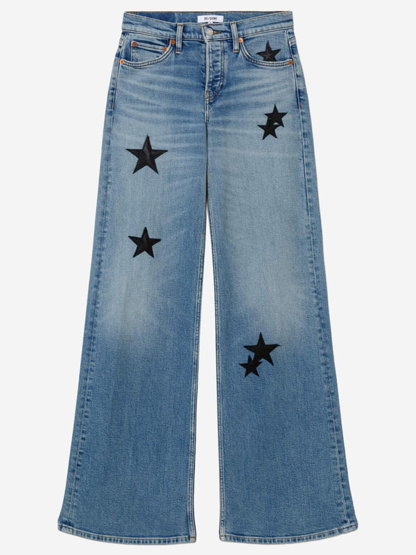 Star Stretch Cotton Blend Jeans Denim