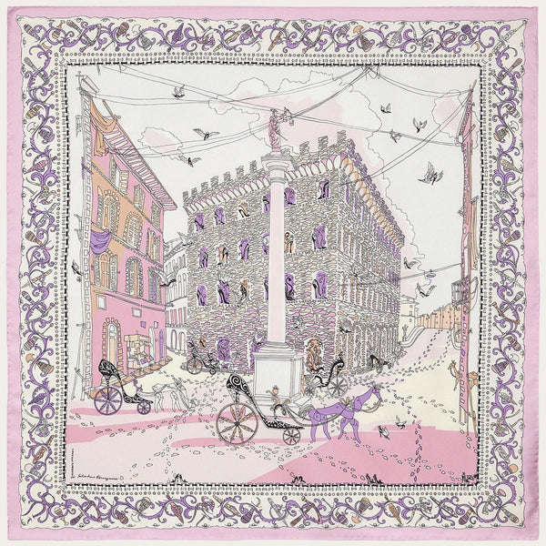 Silk Scarf Pink