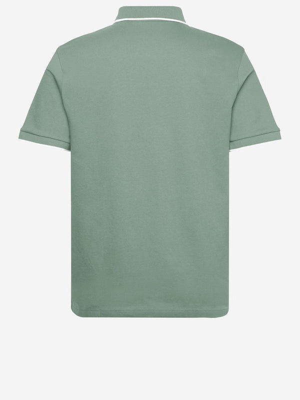 Polo Shirt Stretch Cotton Light Green