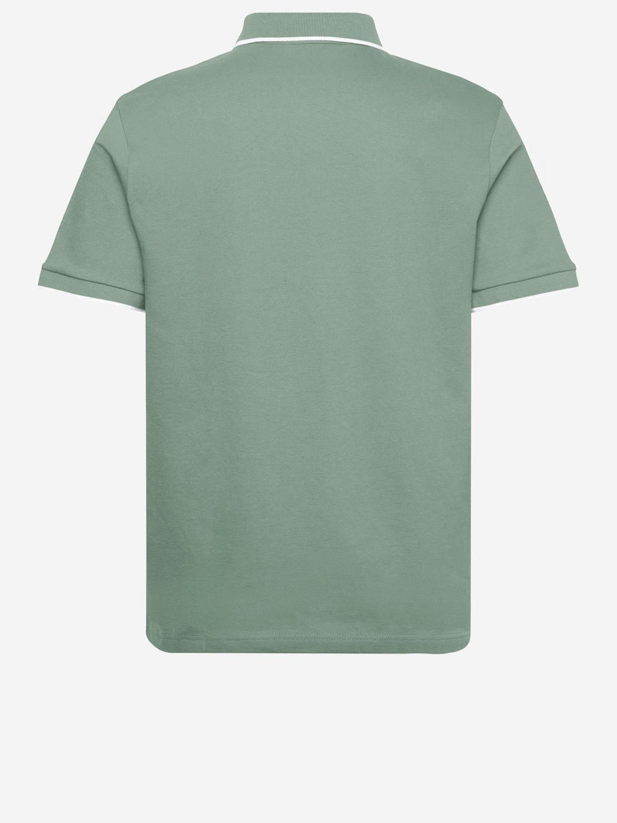 Polo Shirt Stretch Cotton Light Green