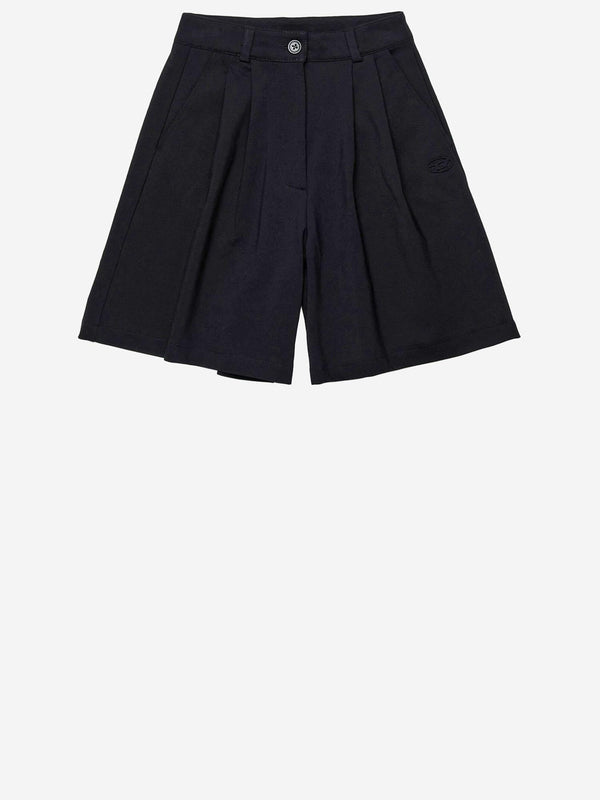 Pallyn Short Pants Stretch Viscose Blend Black