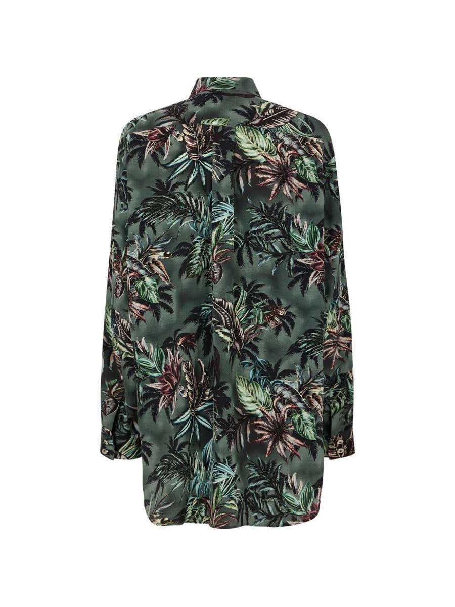 Shirt Green Silk