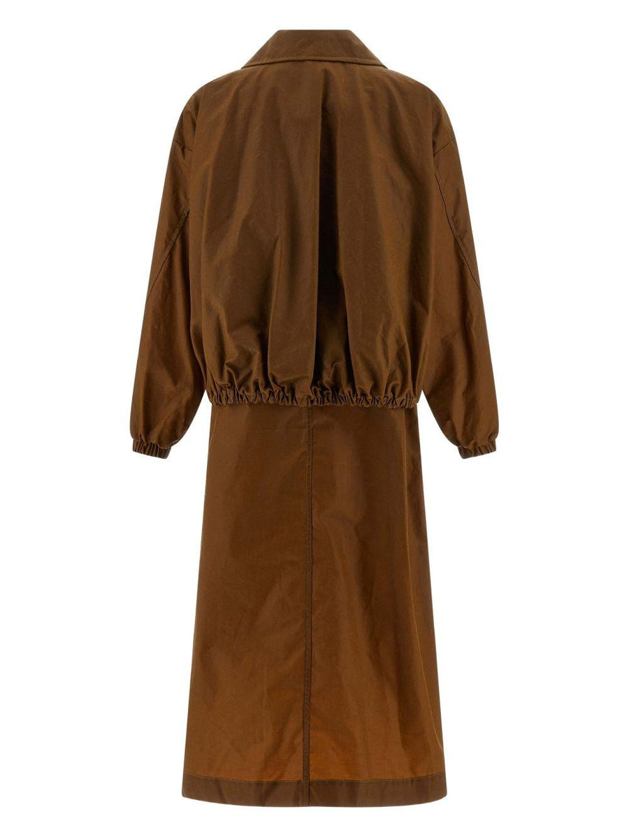 Iryna Coat Brown Cotton