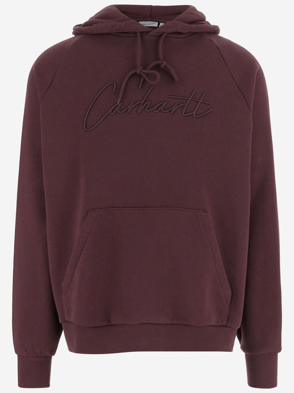 Cotton Sweatshirt Burgundy Sweatshirts
