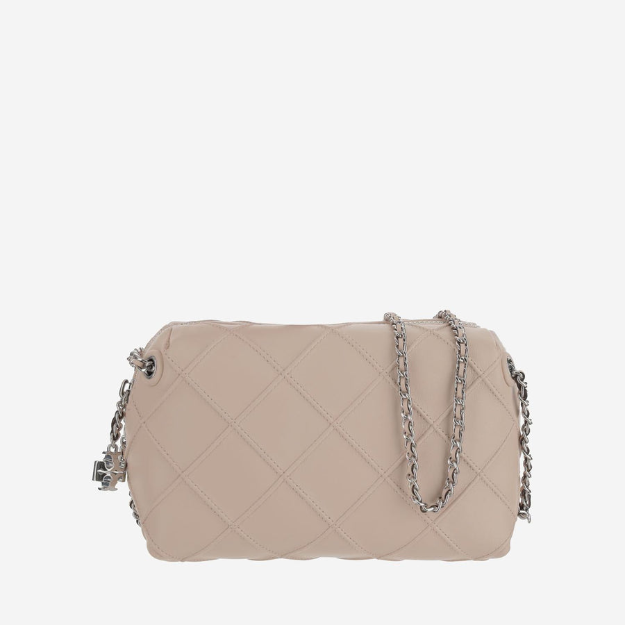 Fleming Soft Shoulder Bag Pink Leather