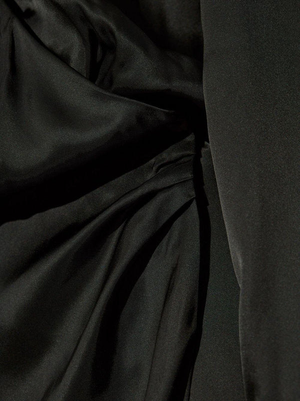 The Attico Dress Black Viscose