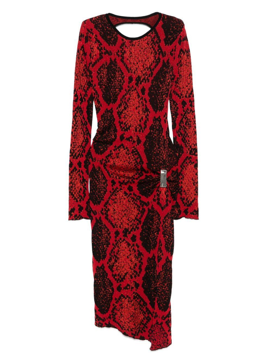 The Attico Dress Red Viscose