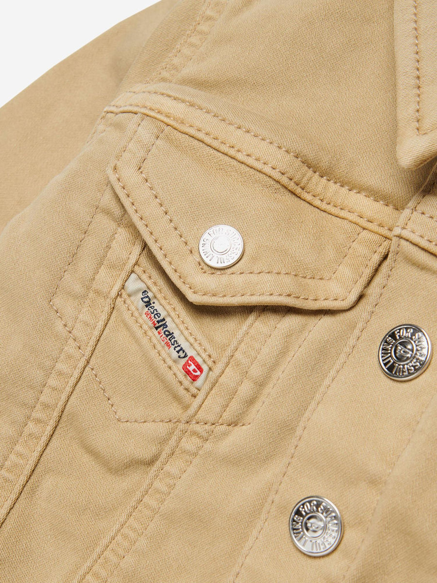 Stretch Cotton Jacket Beige