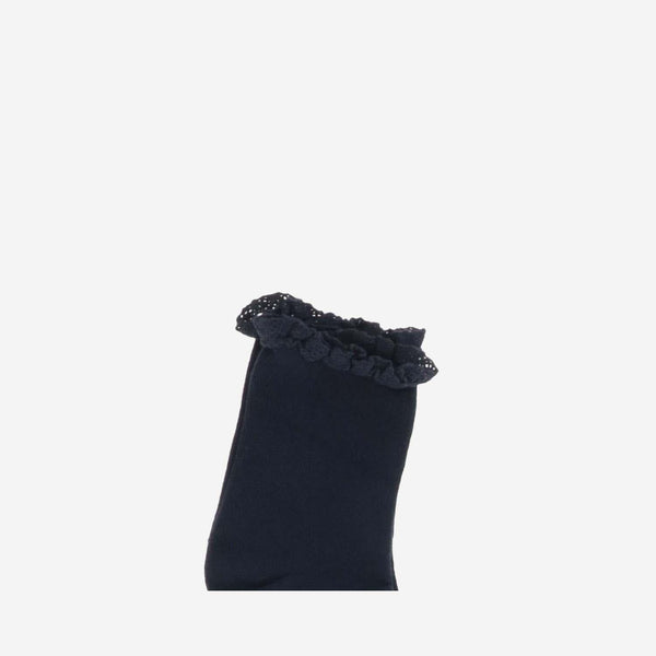 Socks Stretch Cotton Navy Tights &