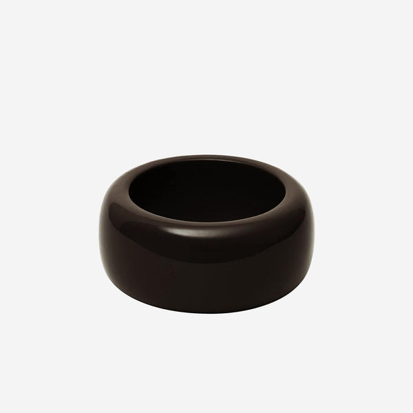 Resin Bracelet, Dark Brown Gloss