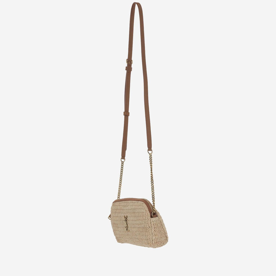 Gaby Raffia Clutch Bag Natural Shoulder