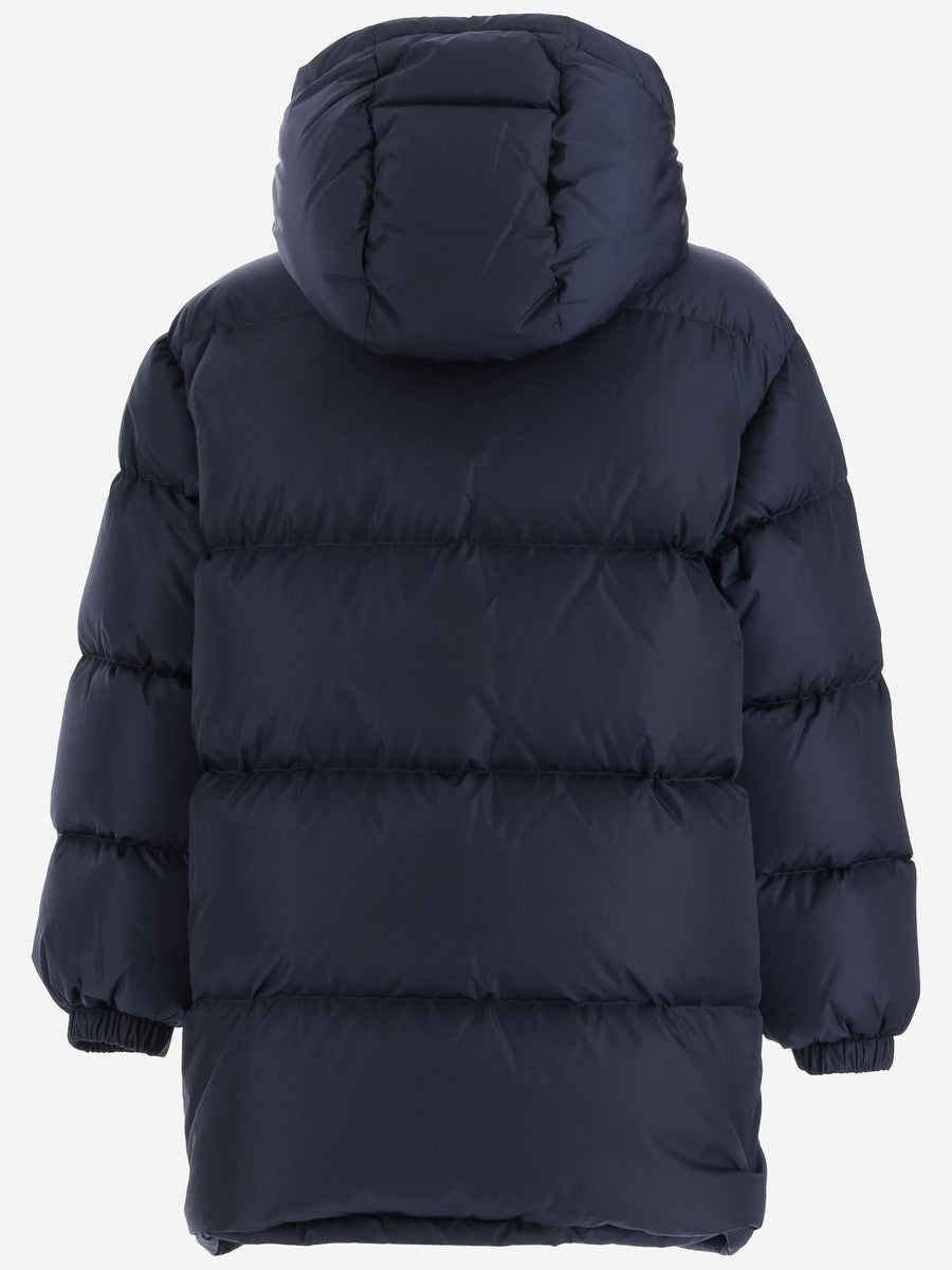 Nylon Down Jacket Navy Polyamide