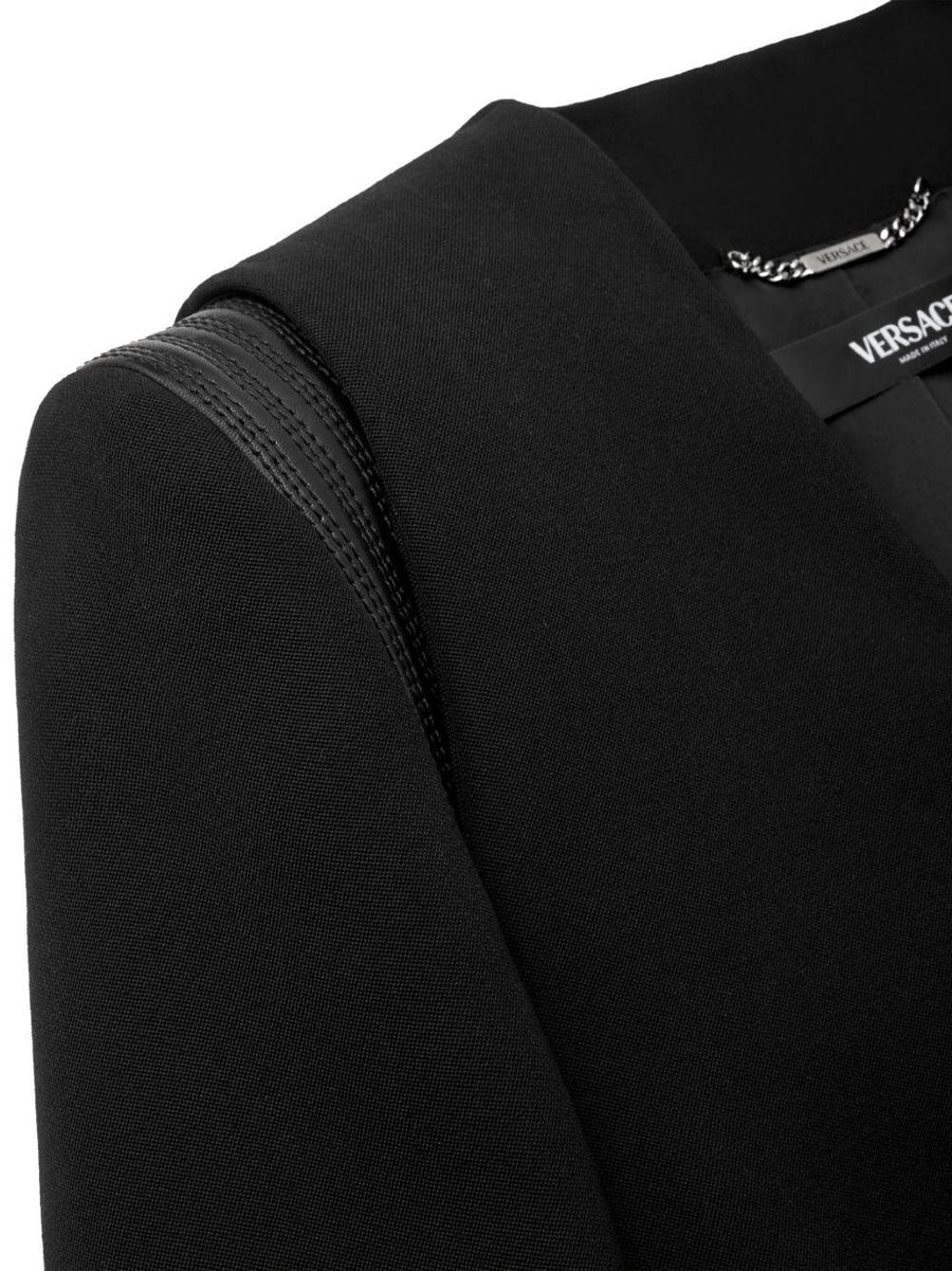 Blazer Black Virgin Wool Jacket