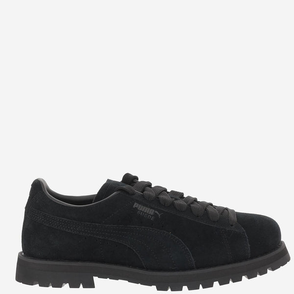 Trainers Suede Black Leather