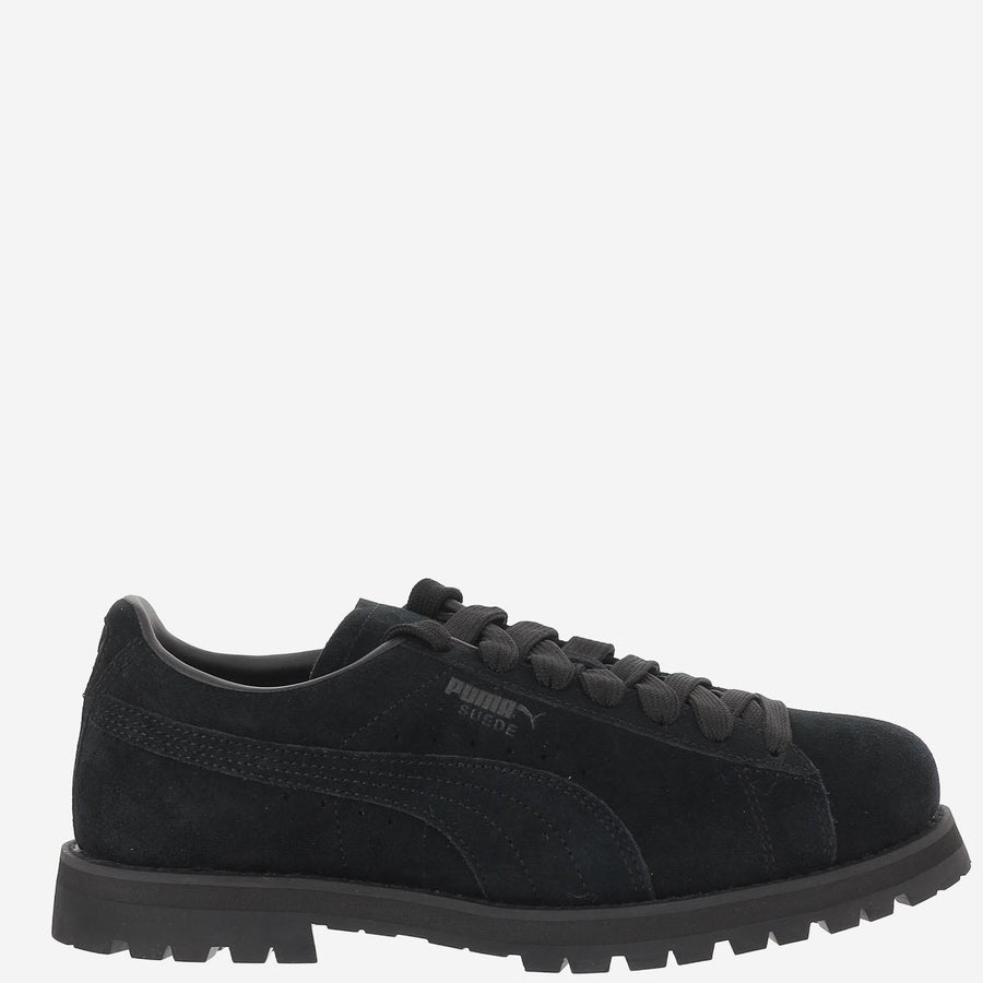 Trainers Suede Black Leather