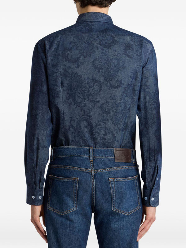 Shirt Blue Cotton