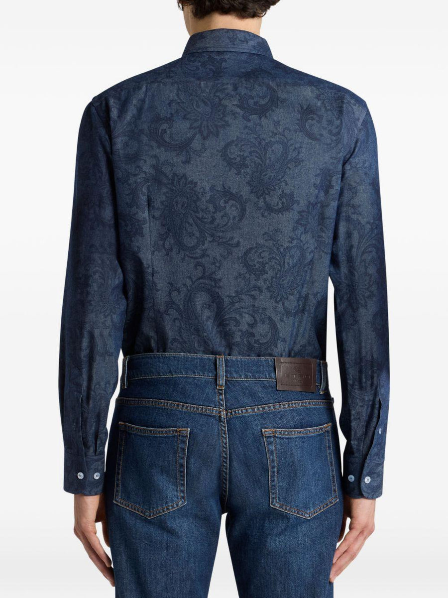 Shirt Blue Cotton