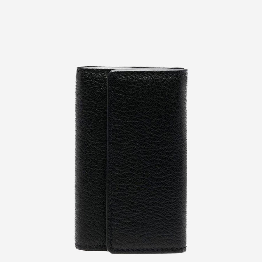 Leather Keyring Black Wallets & Purses