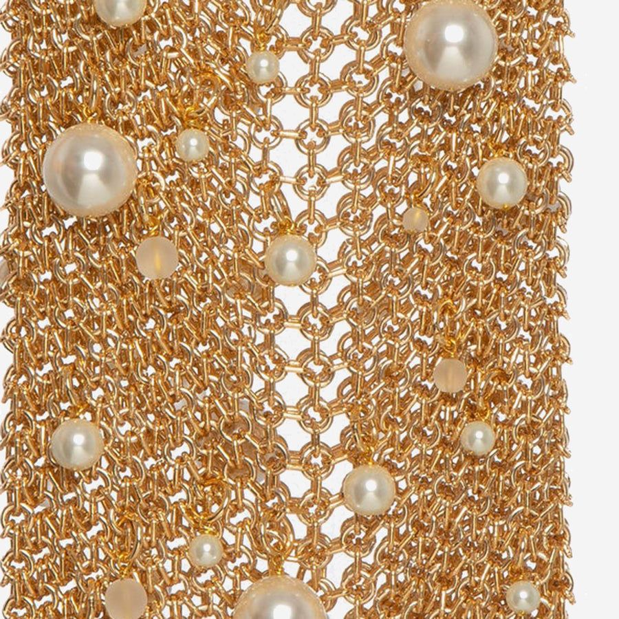Handbag Pearl Gold-Silver Gold/silver Brass Handbags