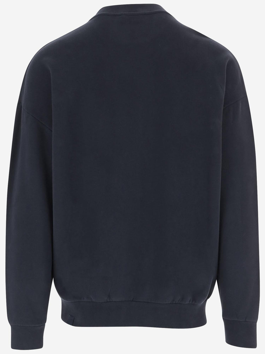Cotton Sweatshirt Navy Sweatshirts