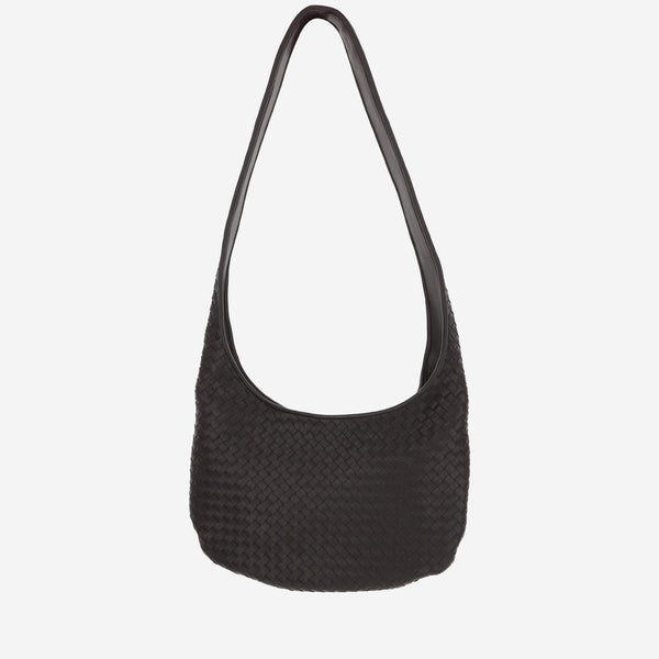 Leather Crossbody Bag Dark Brown Shoulder