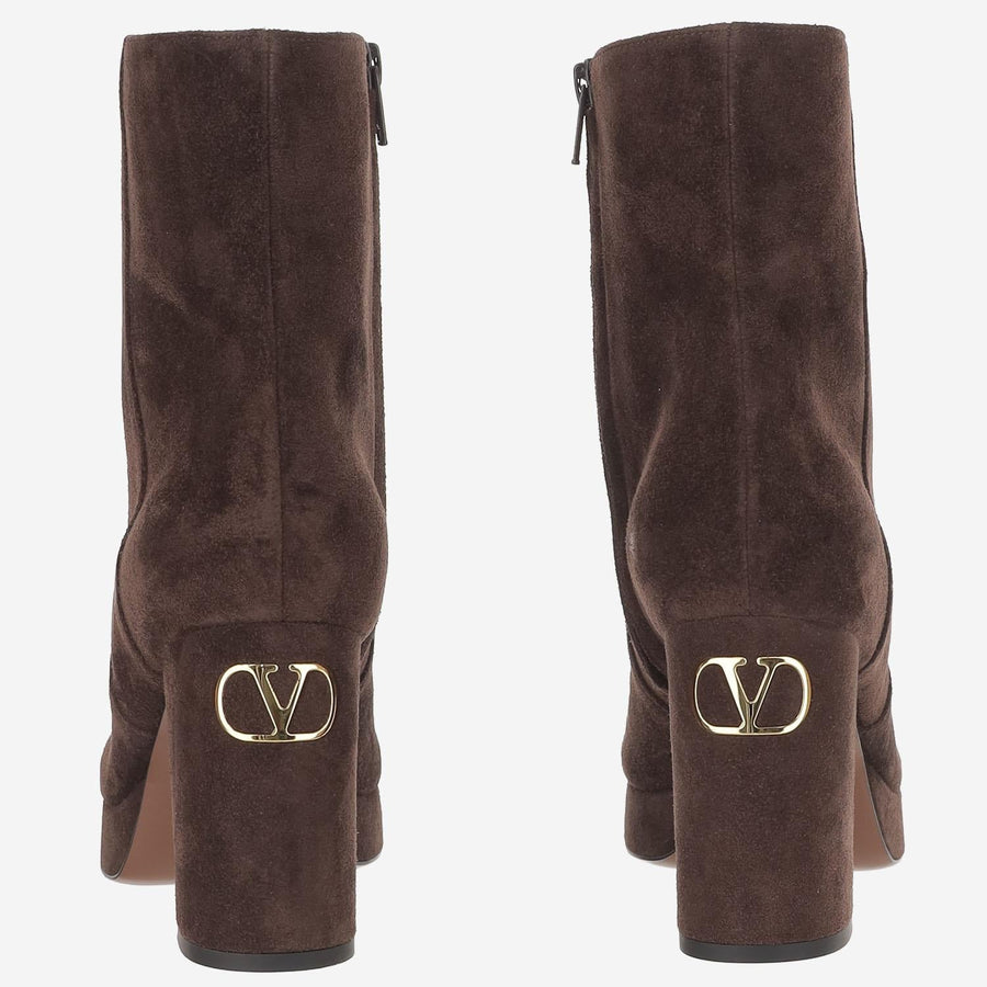 Boots Suede Dark Brown