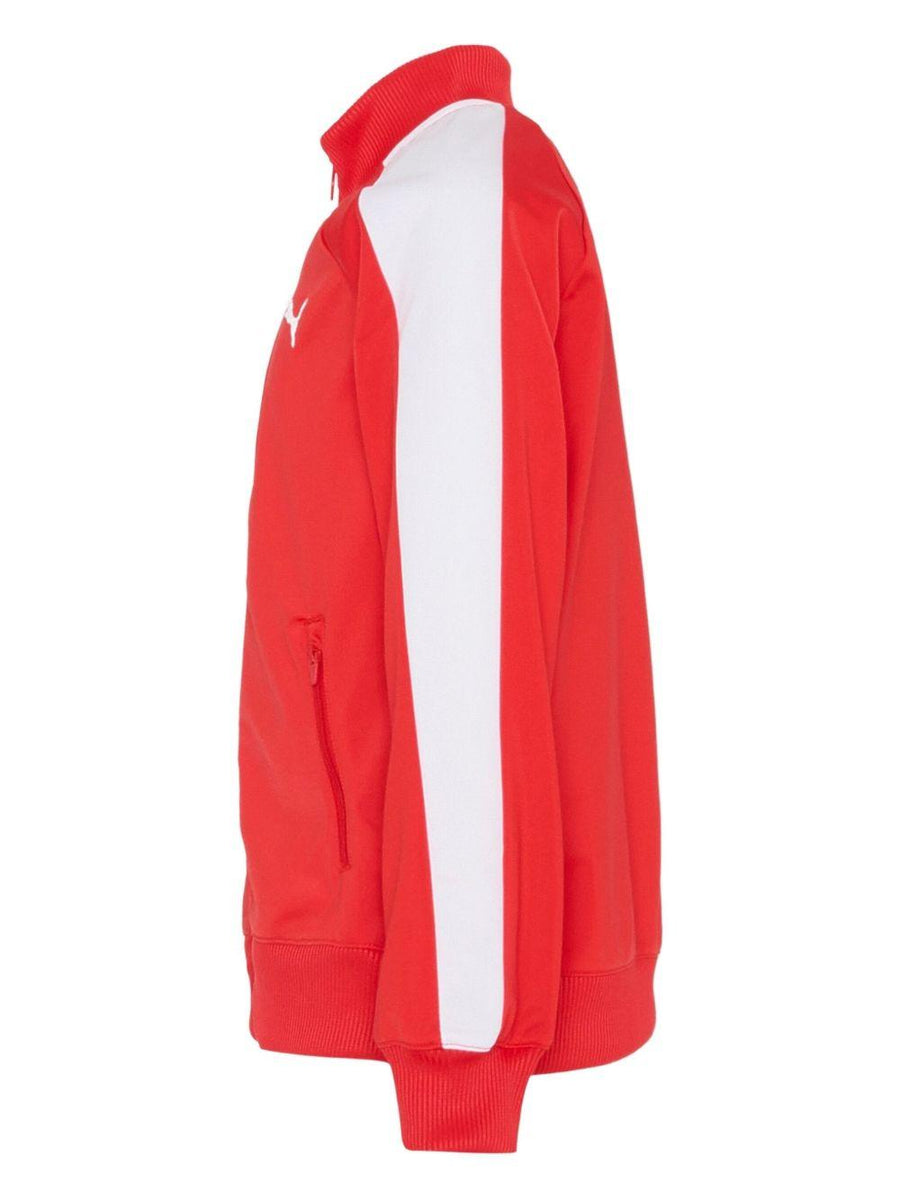 Kids Sweatshirt With Zip Closure Red Recycled Polyester Hoods & Sweatshirts