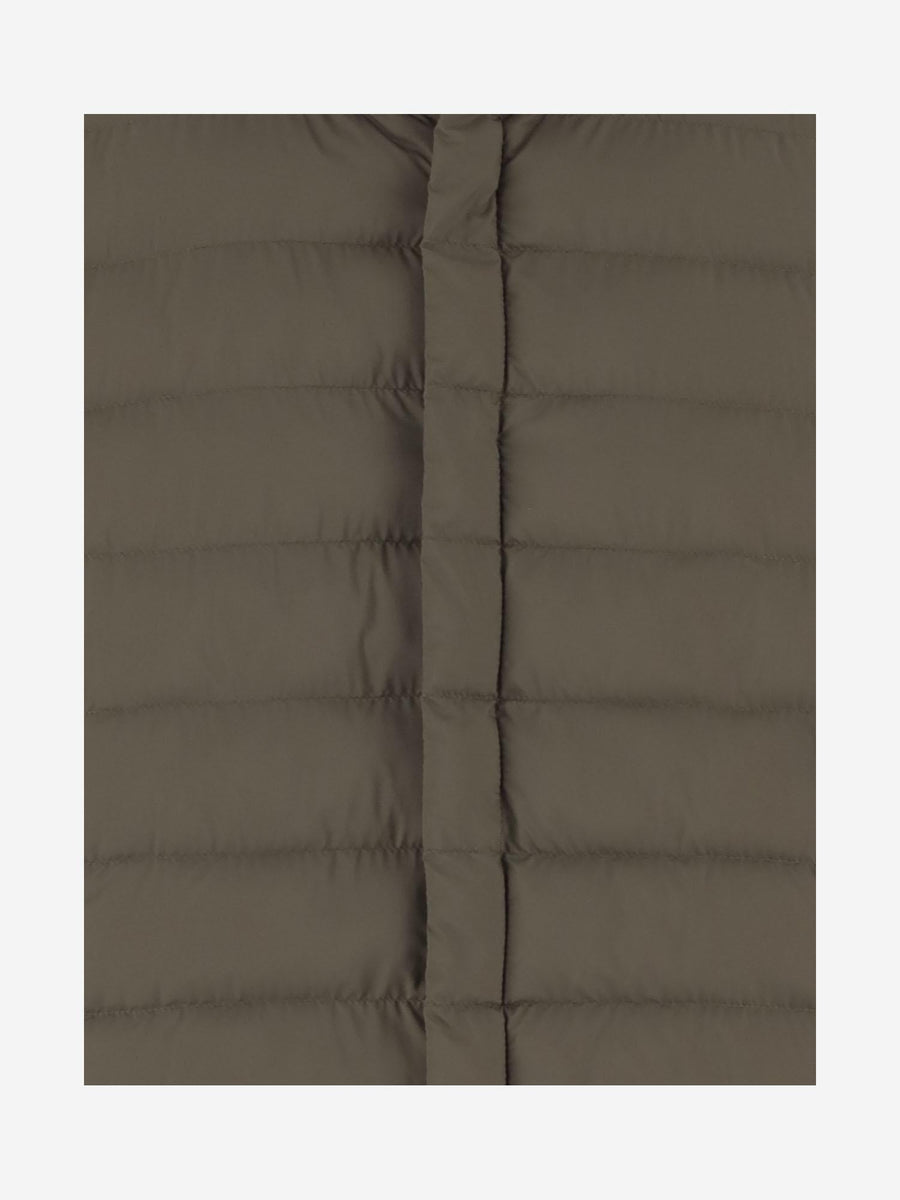 Padded Nylon Vest Military Green Polyamide Waistcoats & Gilets