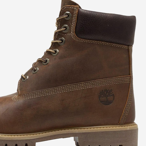 6-Inch Leather Boots Brown