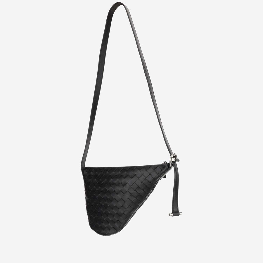 Small Virgule Bag Black Calfskin Messenger