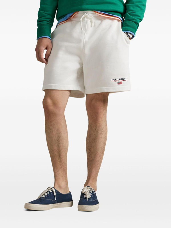 Shorts Polo Sport White Cotton