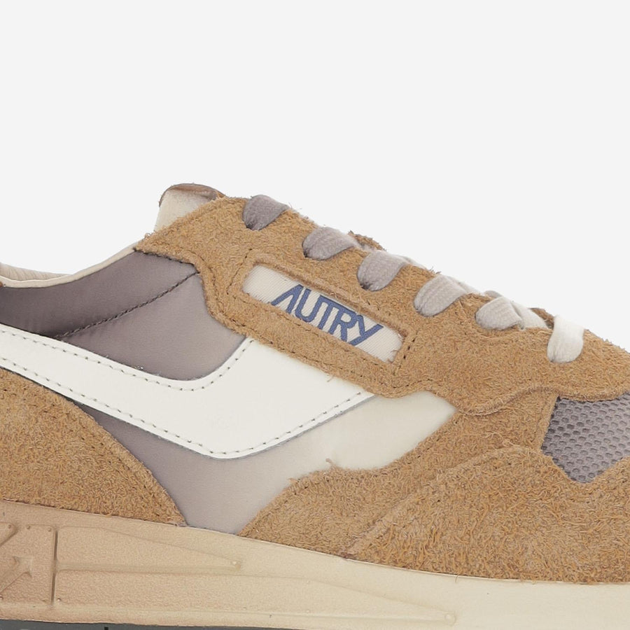 Sneakers Reelwind Brown Leather Trainers