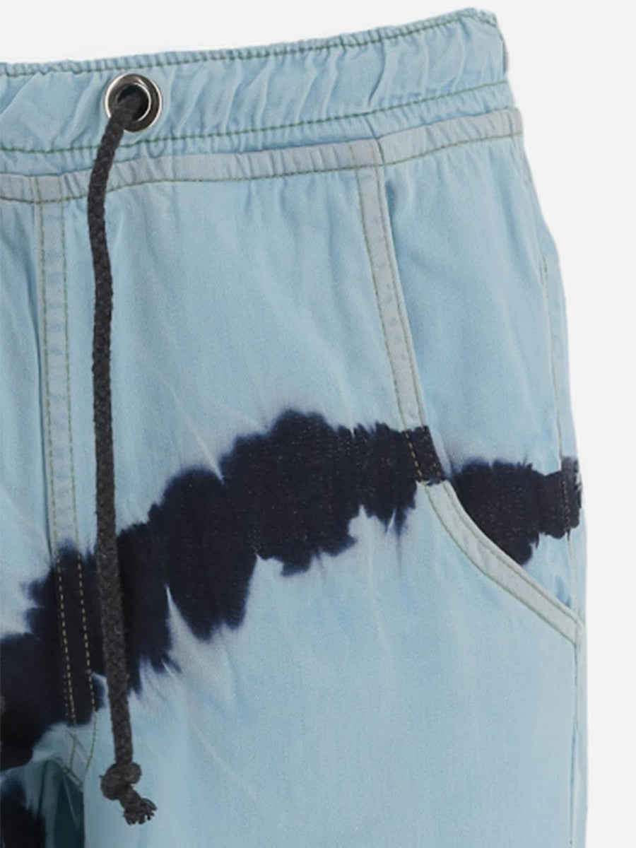 Jeans Cotton Tie-Dye Light Blue