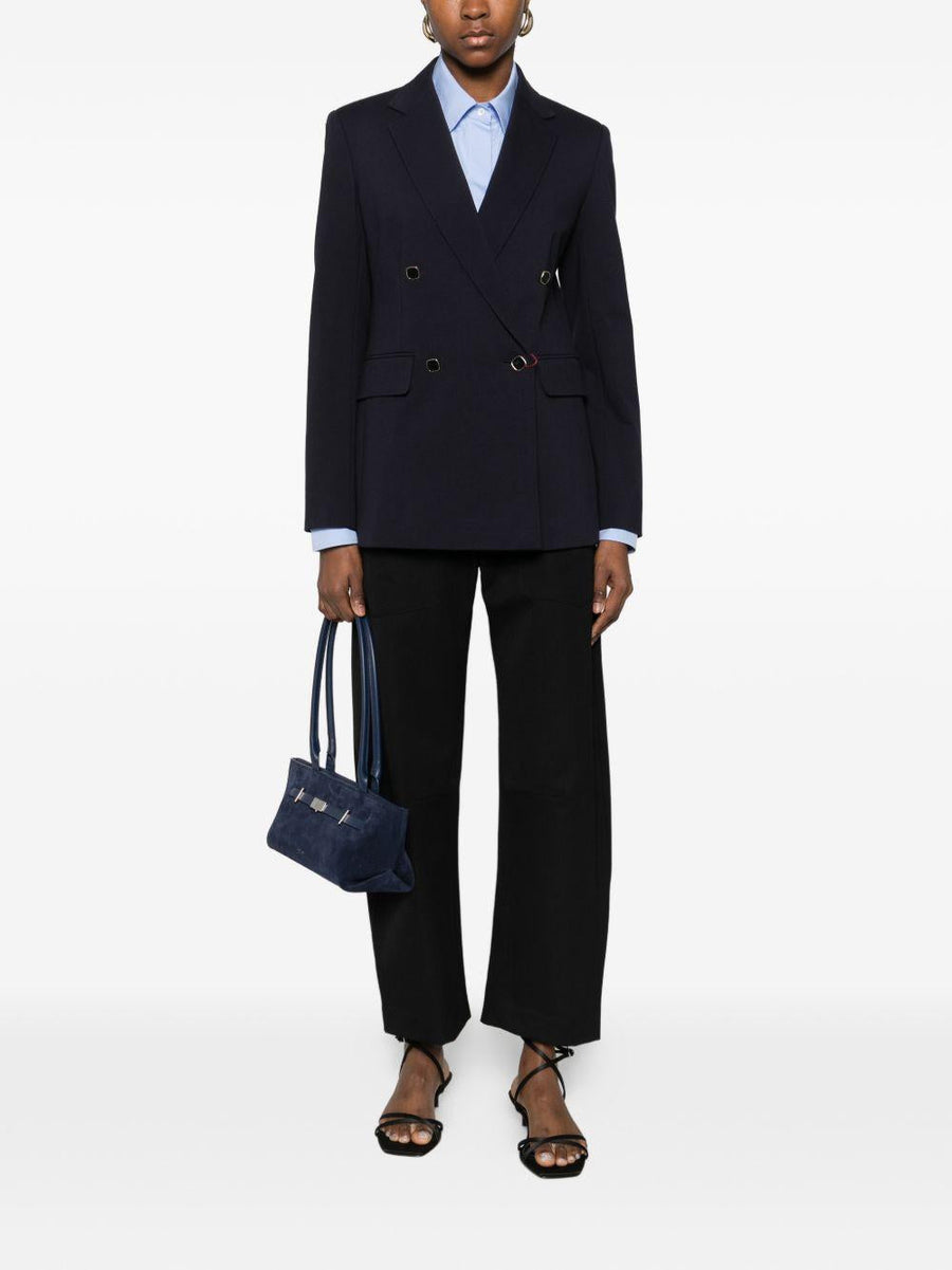 Blazer Riviera Blue Viscose Jacket