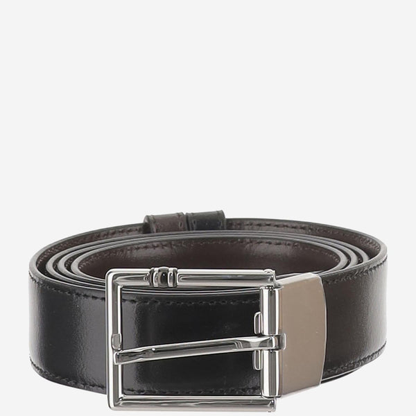Reversible Leather Belt Multicolour