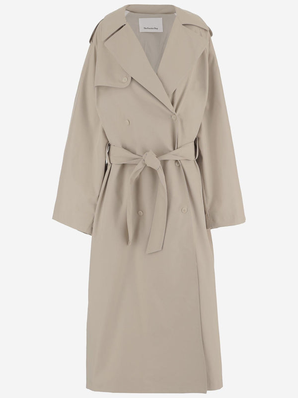 Trench Coat Riva Cotton Beige