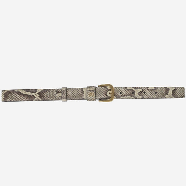 Python Leather Belt