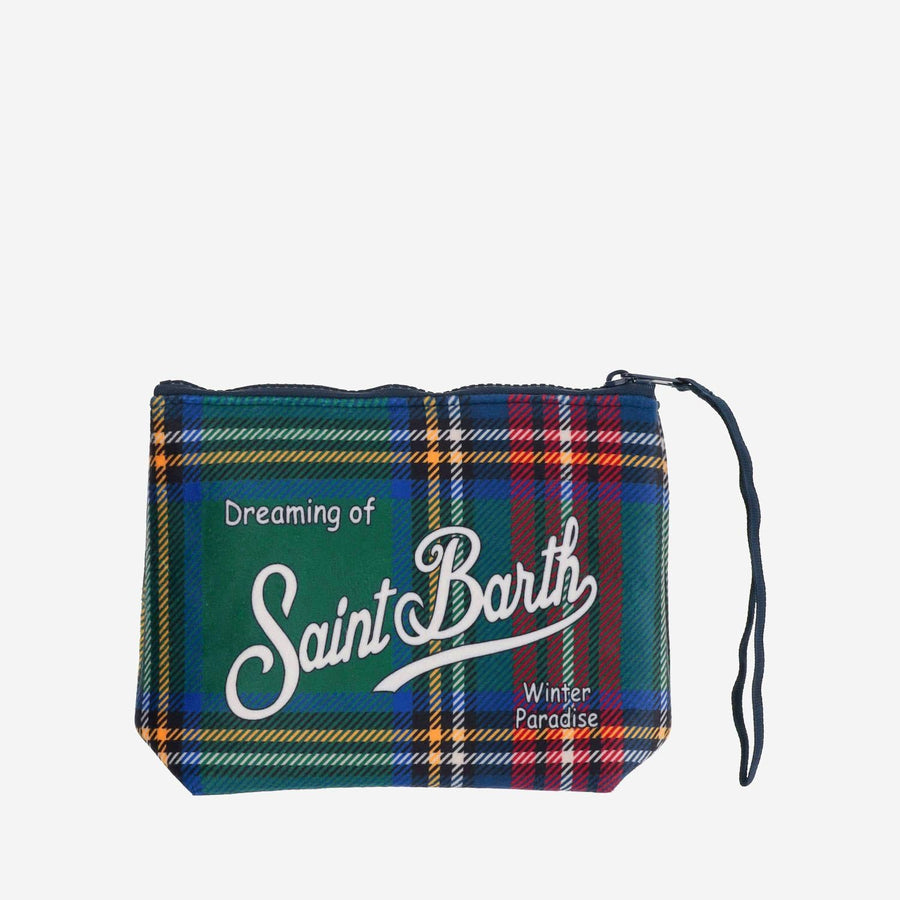 Aline Clutch Bag With Logo Neoprene
