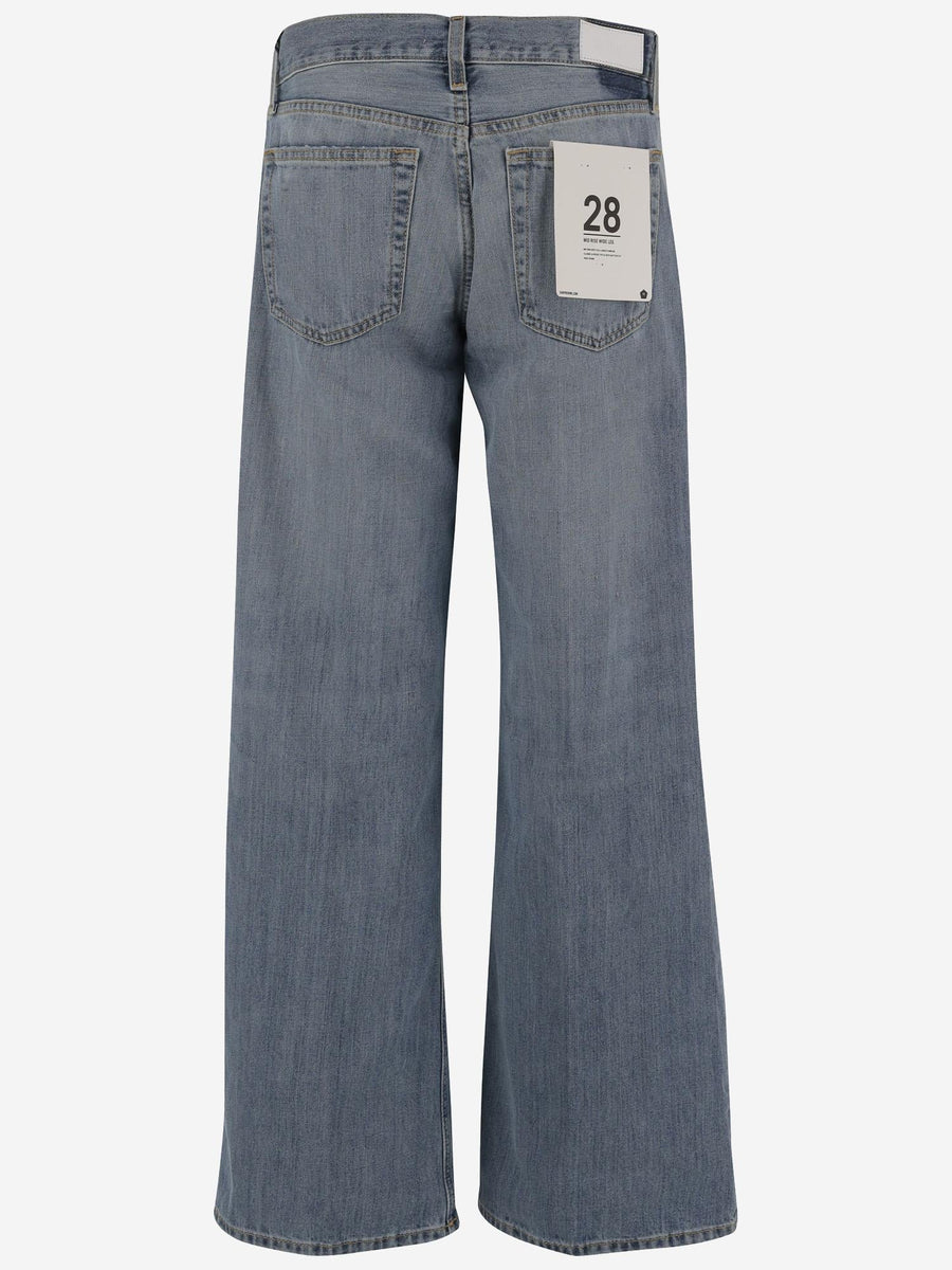 Cotton Denim Jeans With Classic Style