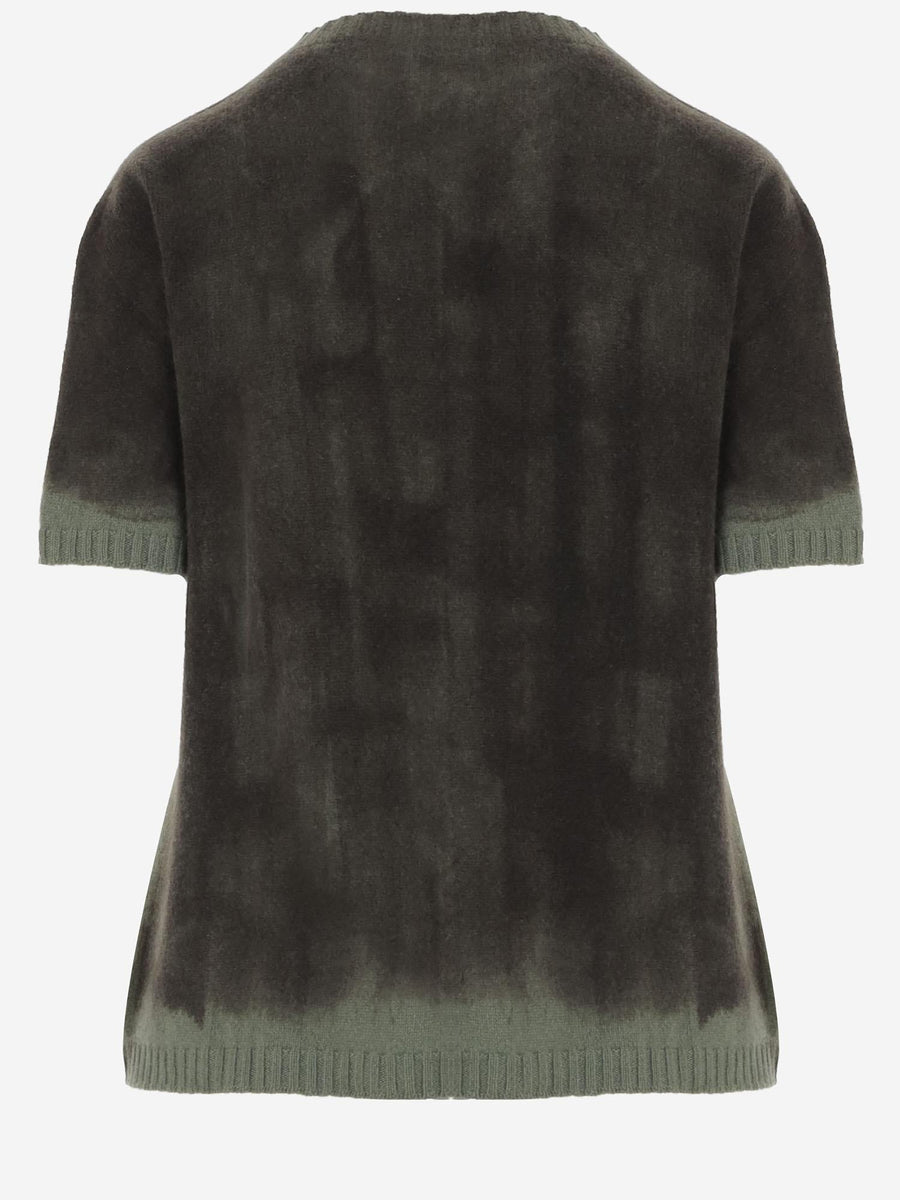 Cashmere T-Shirt Green Knitwear