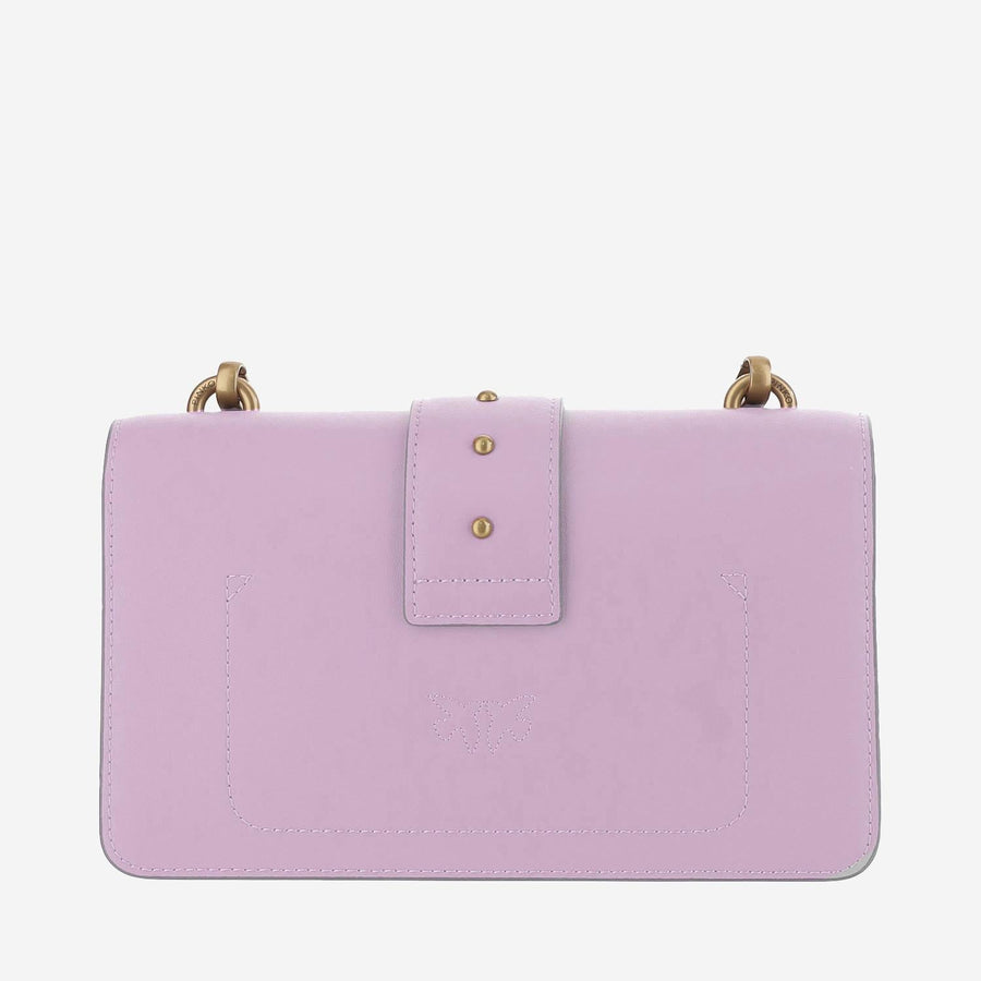 Mini Shoulder Bag Love One Pink Calfskin Leather