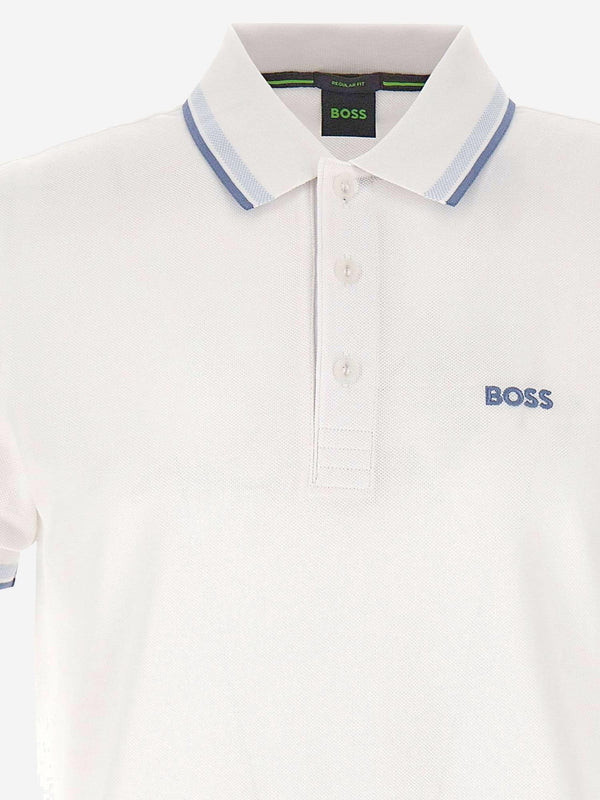 Polo Shirt Cotton Piqué White