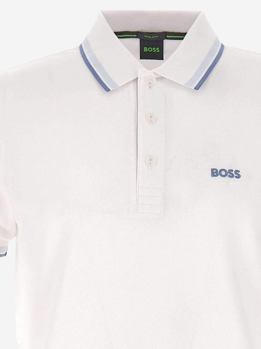 Polo Shirt Cotton Piqué White