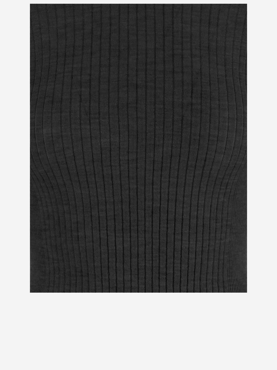 Cashmere And Silk Knit Black Knitwear