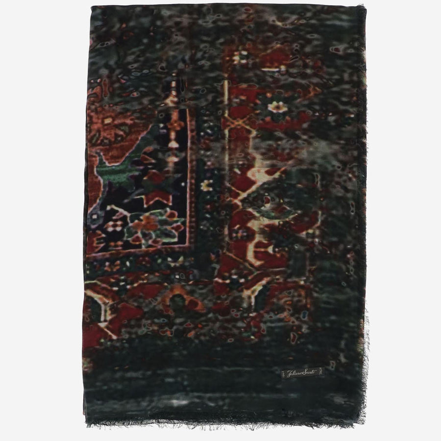 Scarf Carpet Modal And Cashmere Multicolour