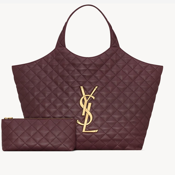 Shoulder Bag Icare Nappa Leather Bordeaux