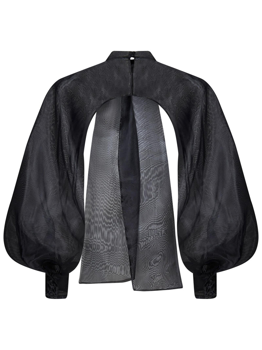 Shirt With Lavallière Tie Black Waistcoats & Gilets