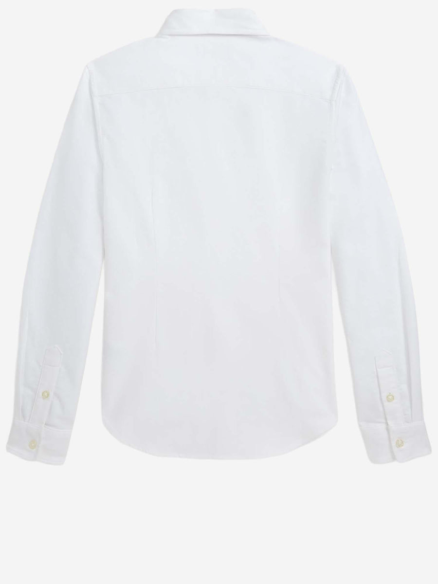 Cotton Shirt With Logo White